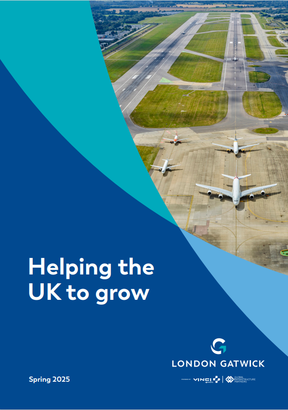 Front cover of a leaflet titled Making best use of London Gatwick
